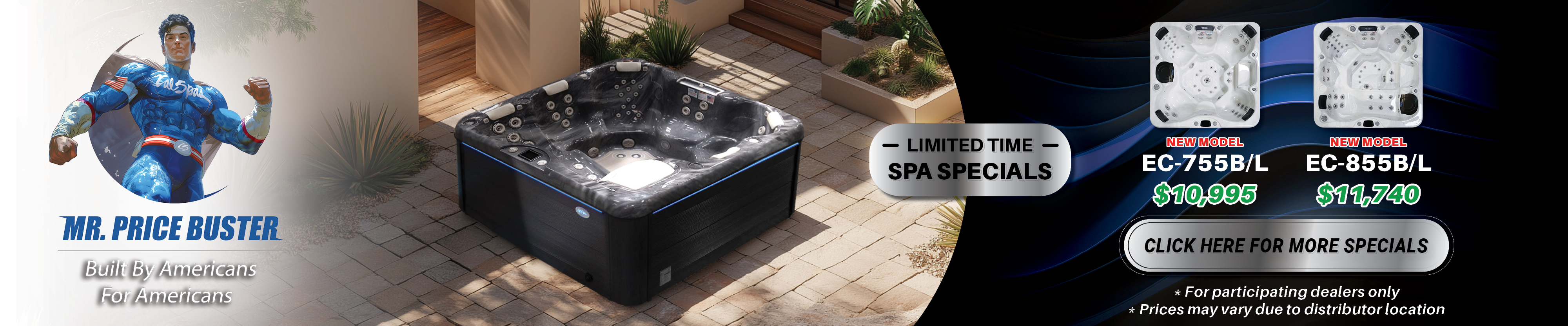 Calspas hot tub being used in a family setting - Augusta